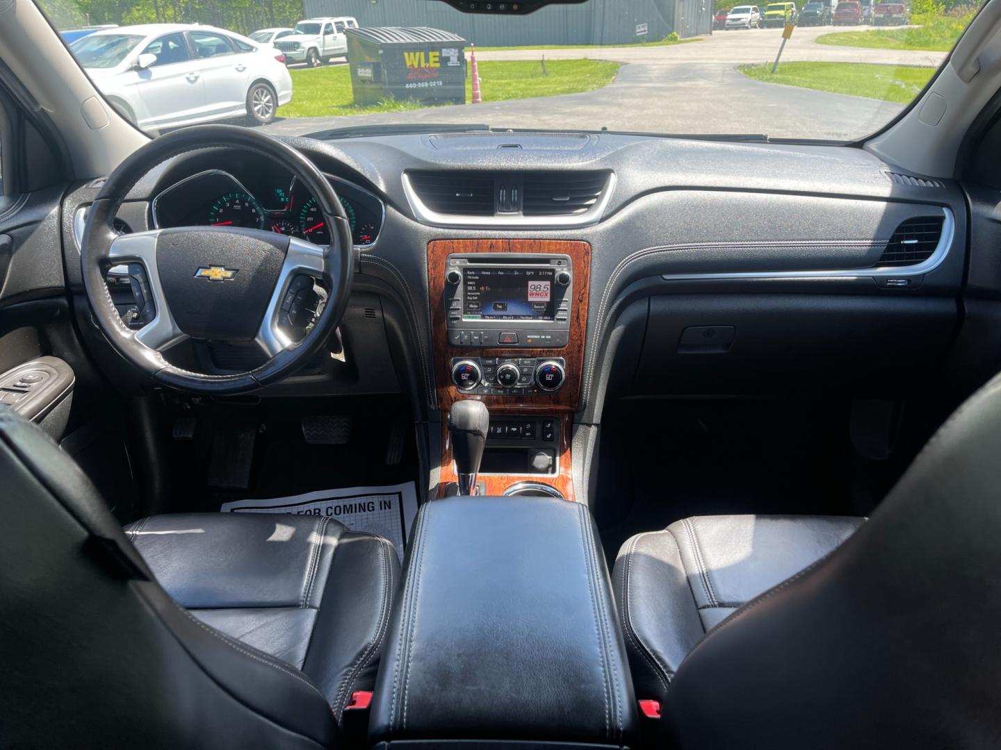 2014 Gray /Black Chevrolet Traverse 2LT AWD (1GNKVHKD9EJ) with an 3.6L V6 DOHC 24V engine, 6-Speed Automatic transmission, located at 11115 Chardon Rd. , Chardon, OH, 44024, (440) 214-9705, 41.580246, -81.241943 - Photo#41